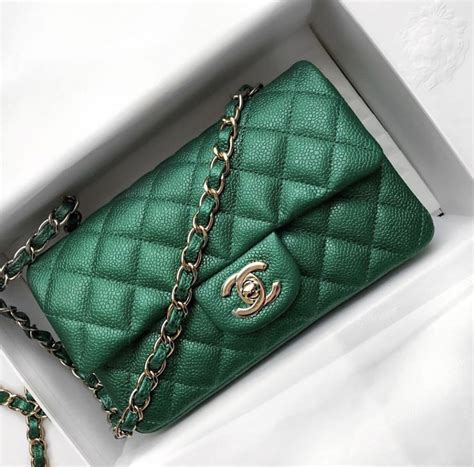 bright green chanel bag|emerald green Chanel bag.